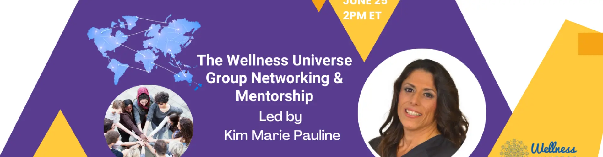 WU Group Networking and Mentorship with Kim Marie Pauline - Online Class by The Wellness Universe